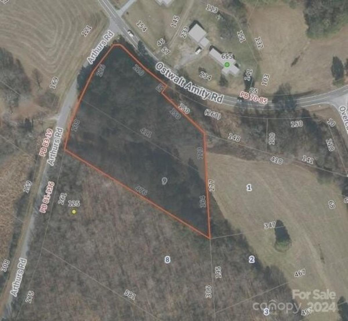 Picture of Residential Land For Sale in Troutman, North Carolina, United States