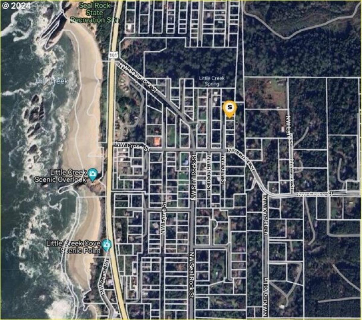 Picture of Residential Land For Sale in Seal Rock, Oregon, United States