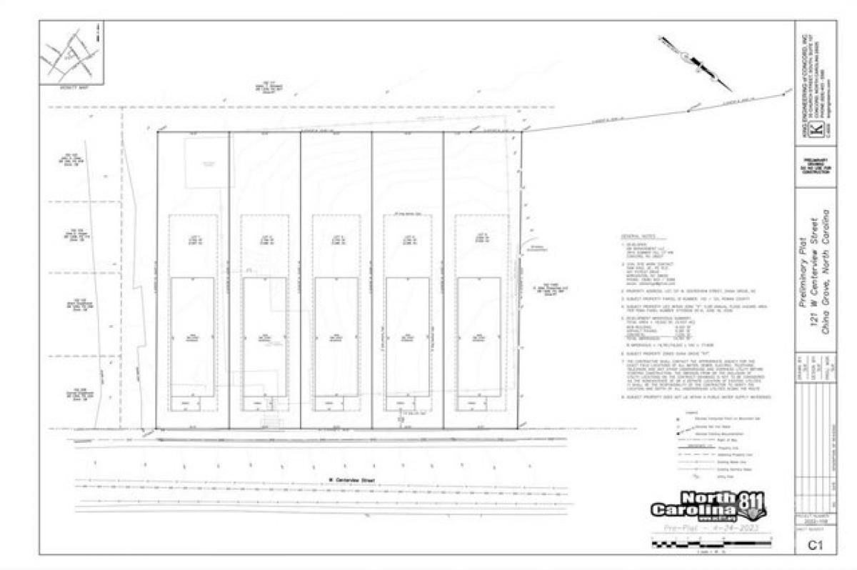 Picture of Residential Land For Sale in China Grove, North Carolina, United States