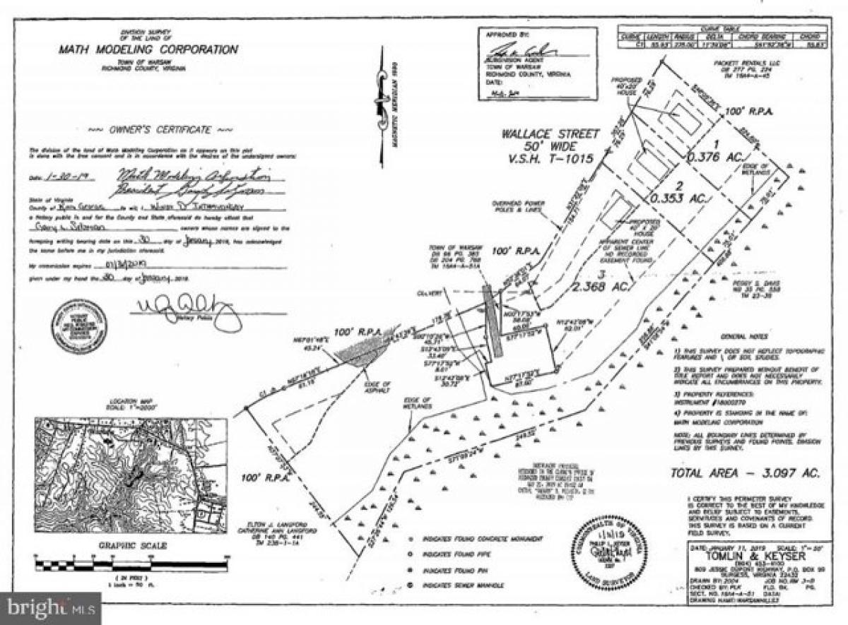 Picture of Residential Land For Sale in Warsaw, Virginia, United States