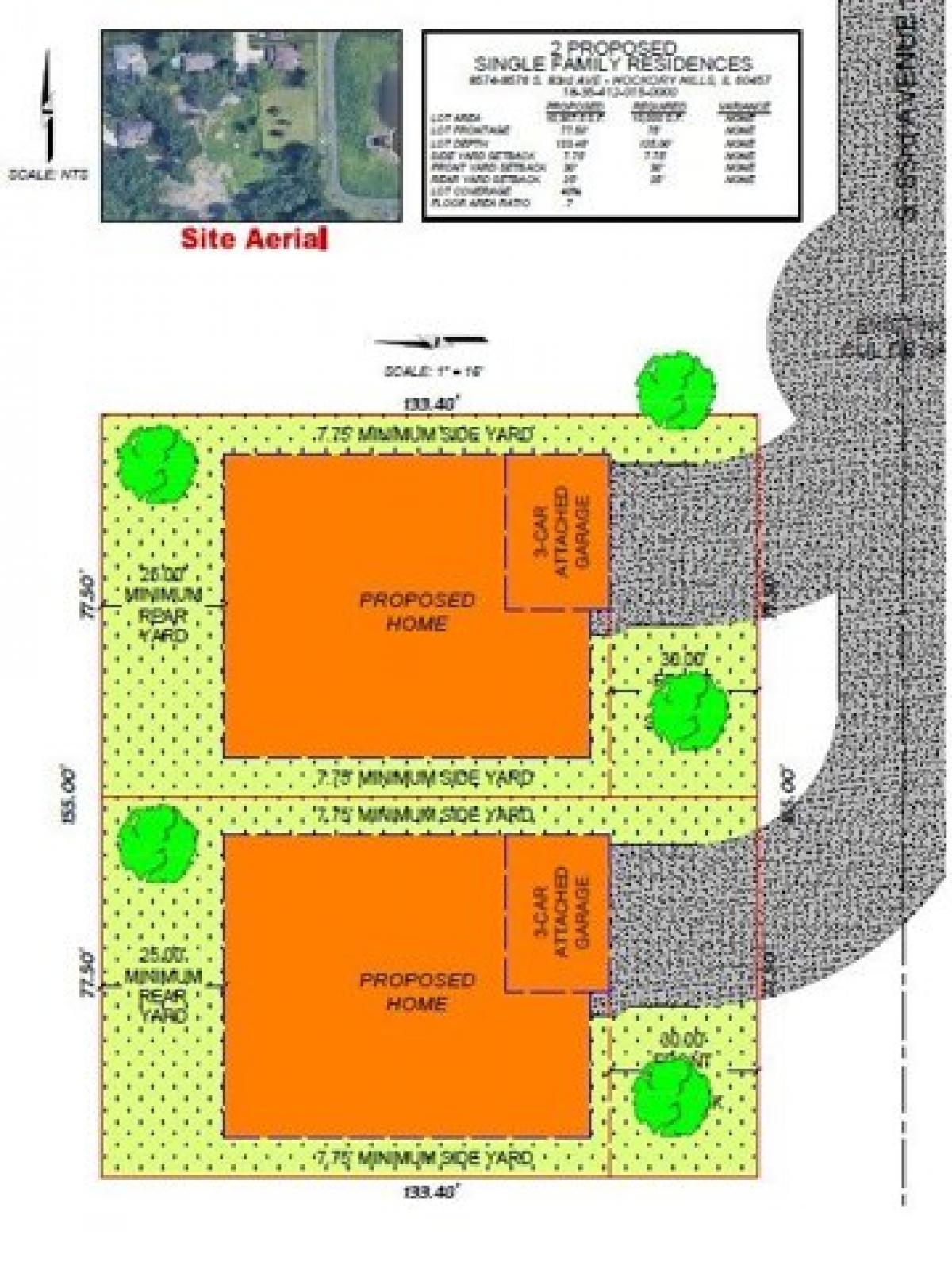 Picture of Residential Land For Sale in Hickory Hills, Illinois, United States