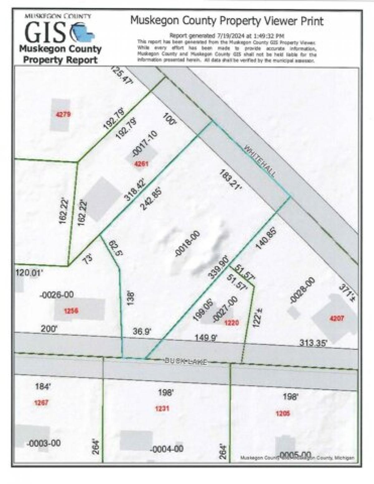 Picture of Residential Land For Sale in Muskegon, Michigan, United States