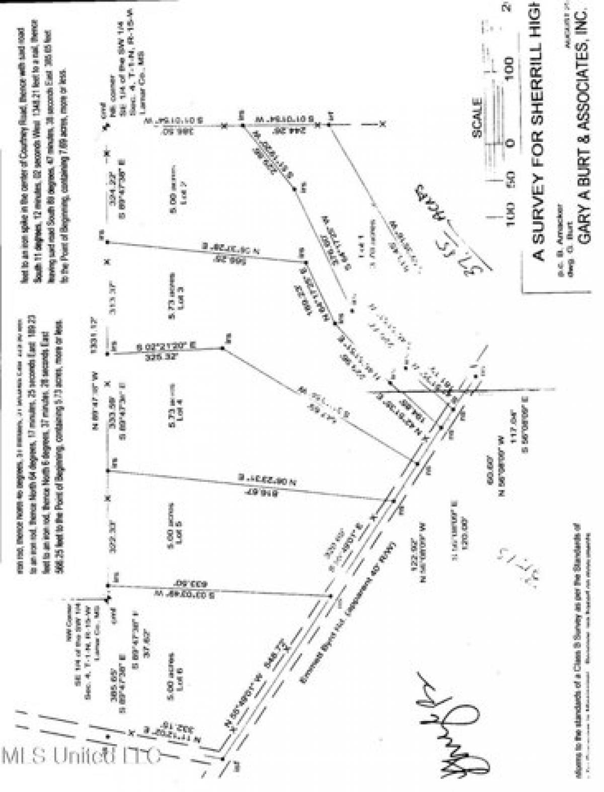 Picture of Residential Land For Sale in Lumberton, Mississippi, United States