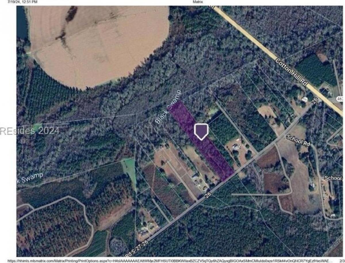 Picture of Residential Land For Sale in Garnett, South Carolina, United States