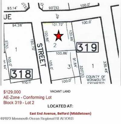 Residential Land For Sale in Belford, New Jersey