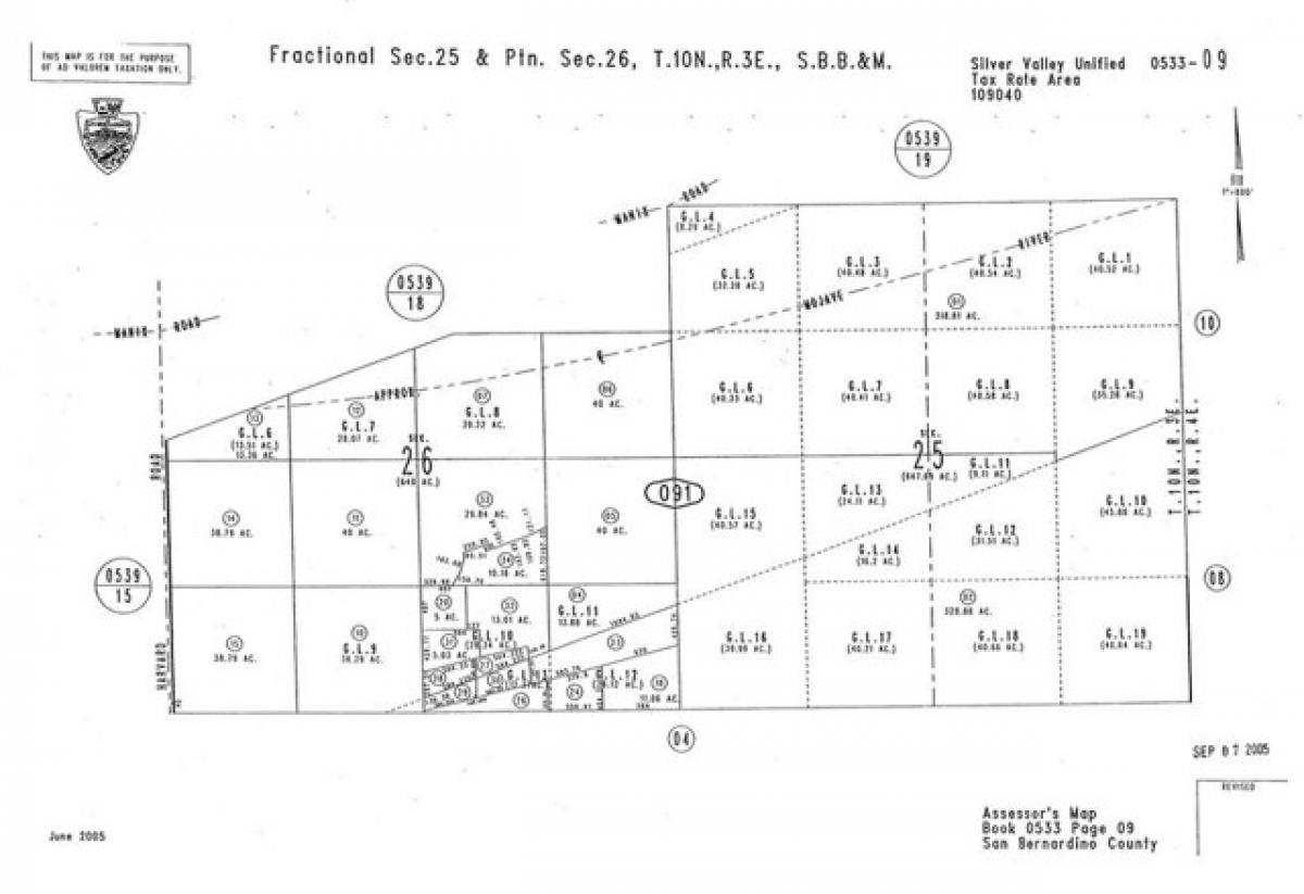 Picture of Residential Land For Sale in Newberry Springs, California, United States