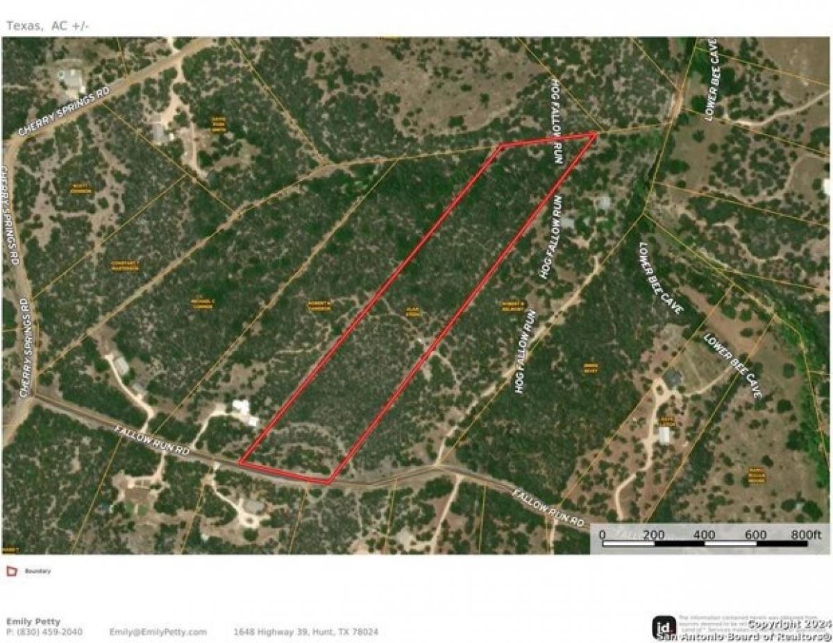 Picture of Residential Land For Sale in Hunt, Texas, United States