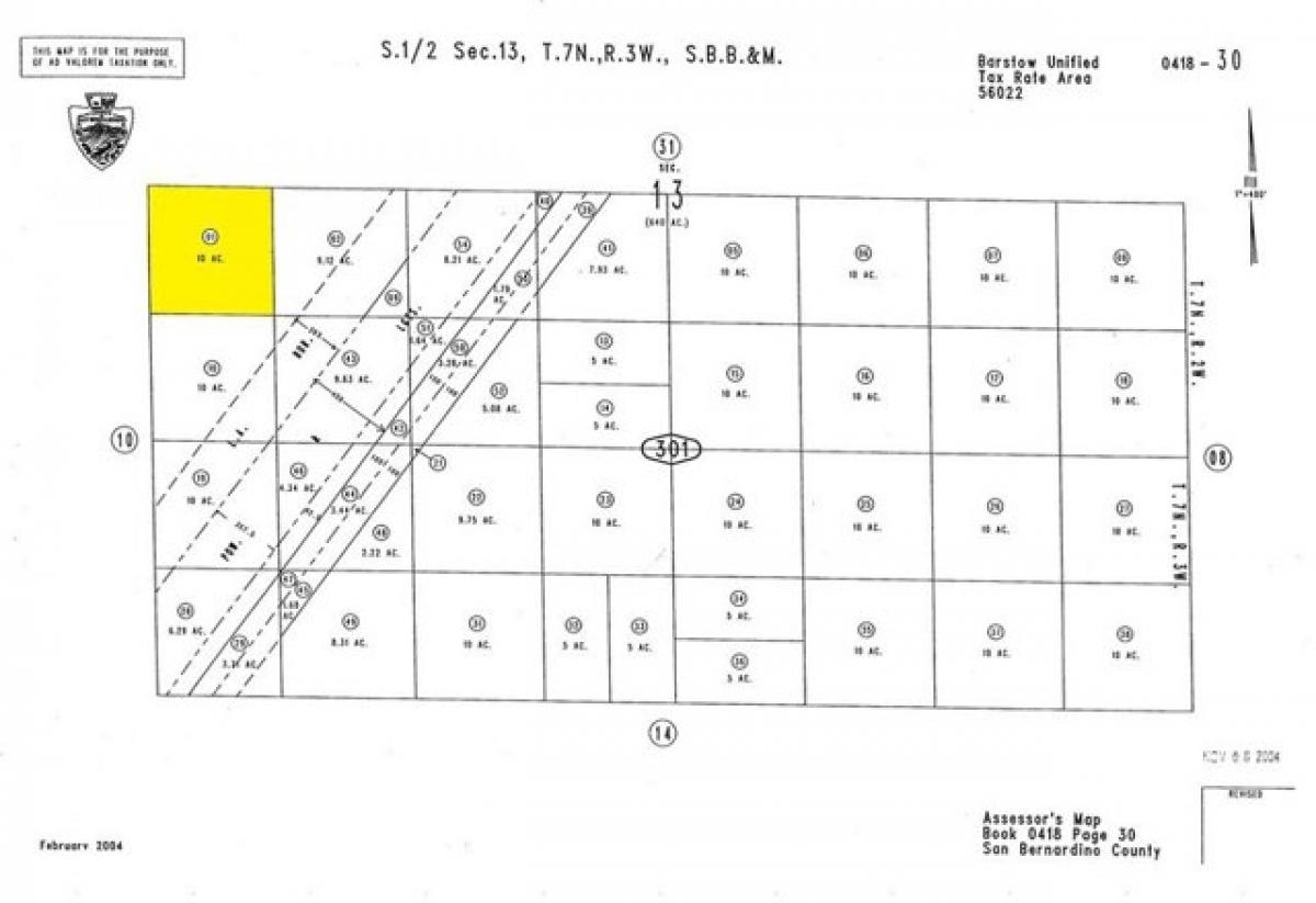 Picture of Residential Land For Sale in Barstow, California, United States