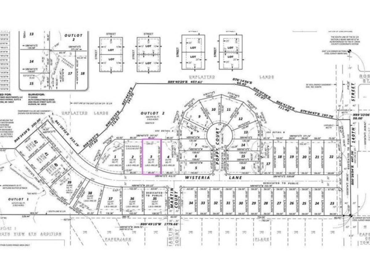 Picture of Residential Land For Sale in New Richmond, Wisconsin, United States