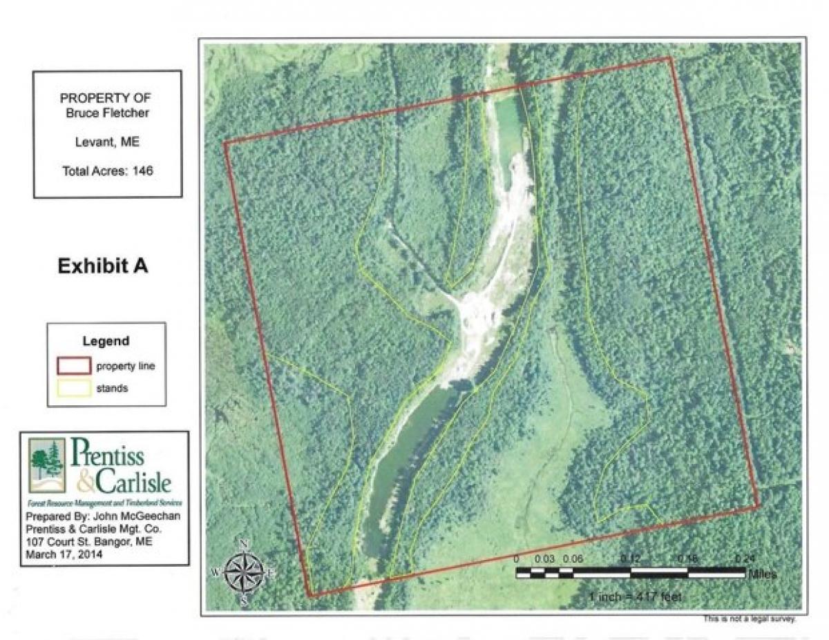 Picture of Residential Land For Sale in Levant, Maine, United States