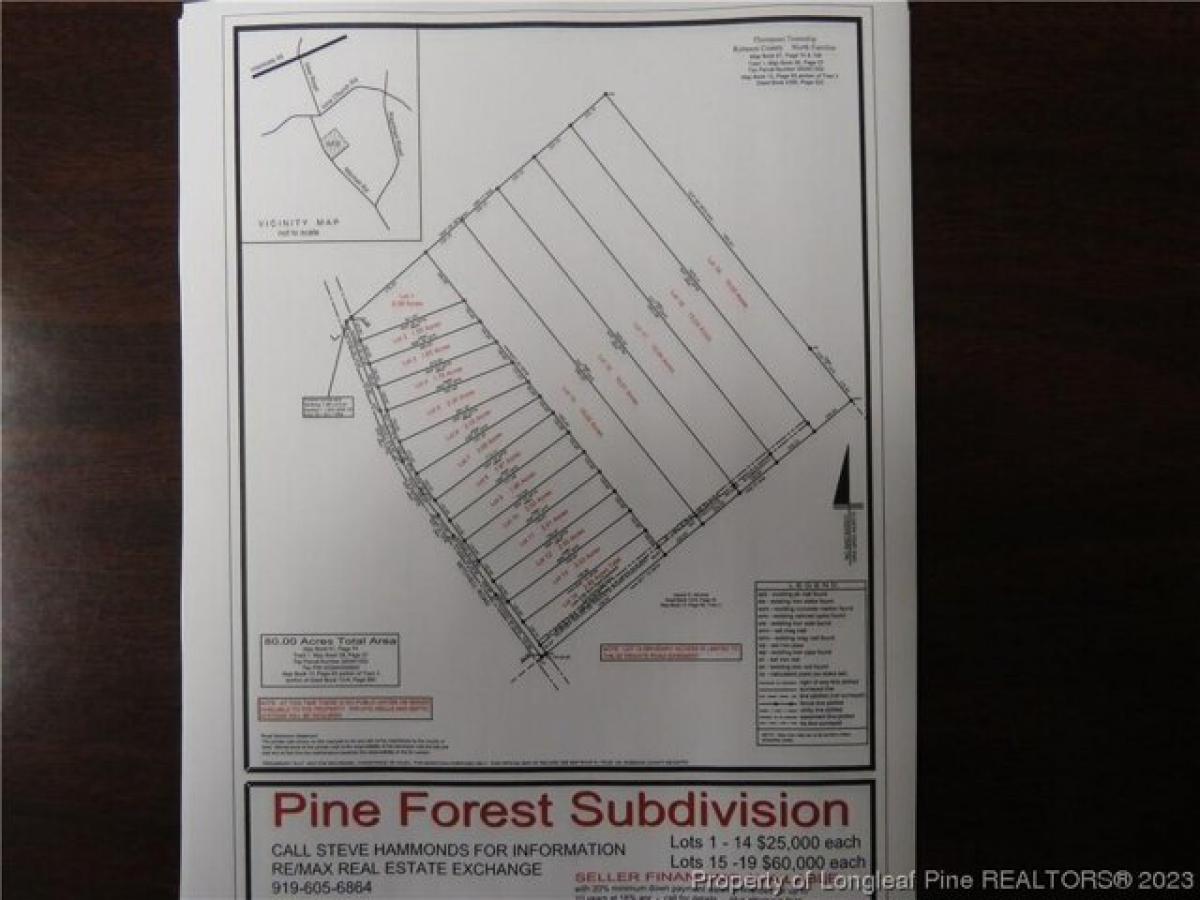 Picture of Residential Land For Sale in Fairmont, North Carolina, United States