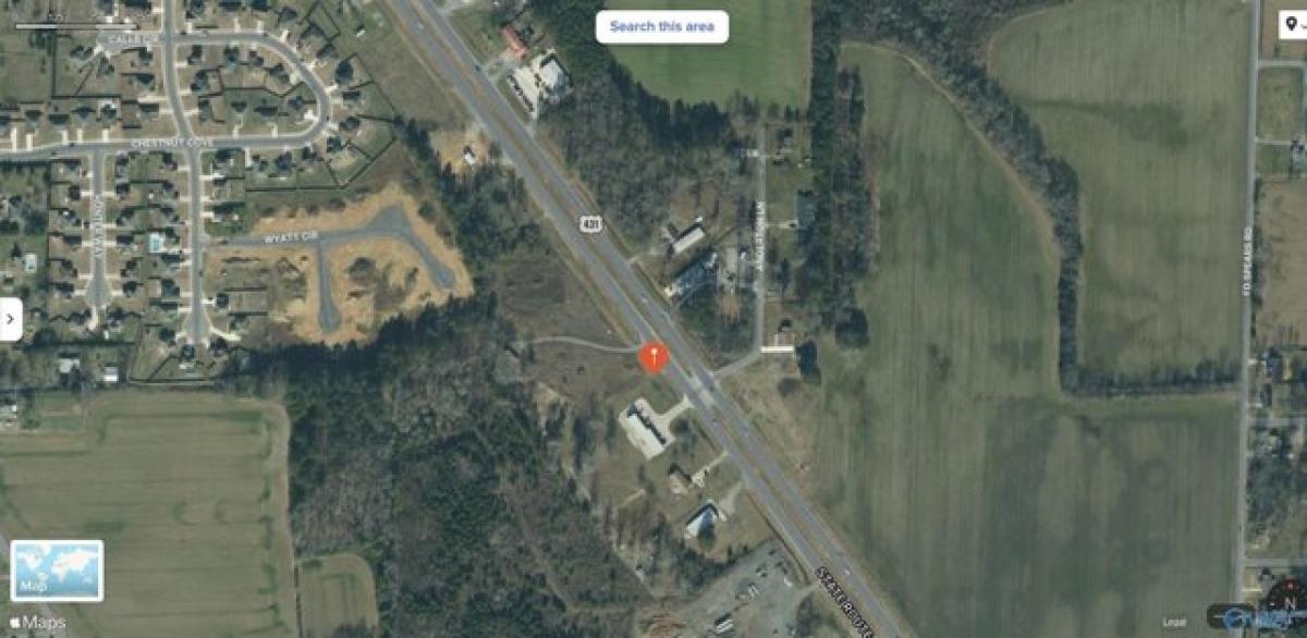 Picture of Residential Land For Sale in Owens Cross Roads, Alabama, United States