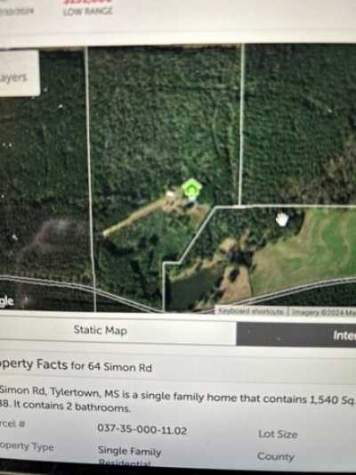 Residential Land For Sale in Tylertown, Mississippi