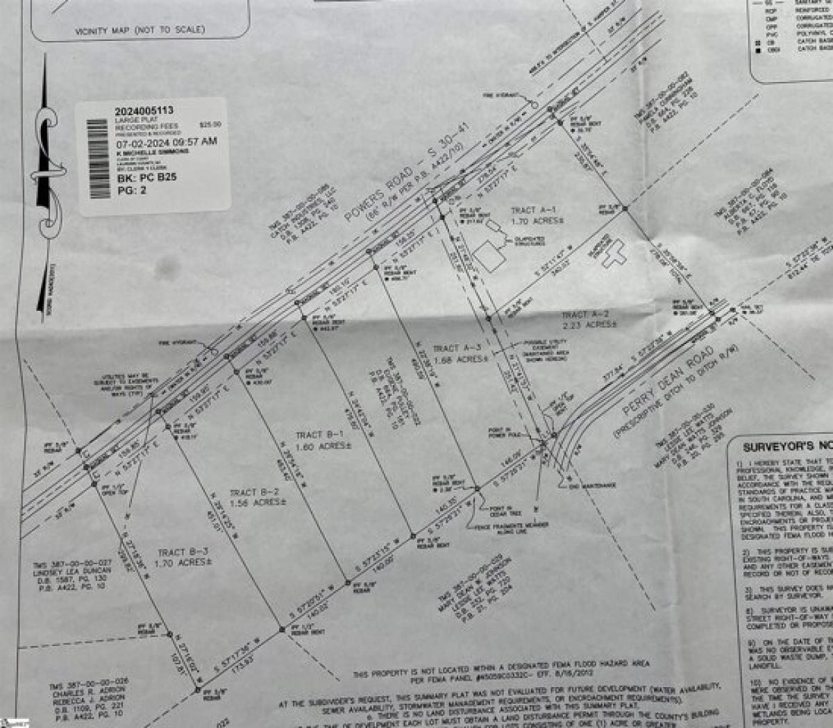 Picture of Residential Land For Sale in Laurens, South Carolina, United States