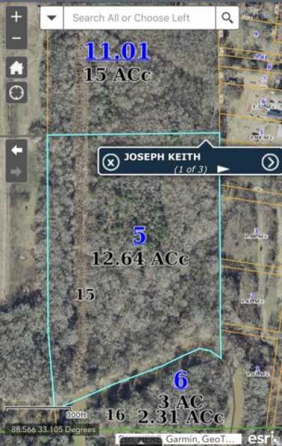 Residential Land For Sale in Macon, Mississippi