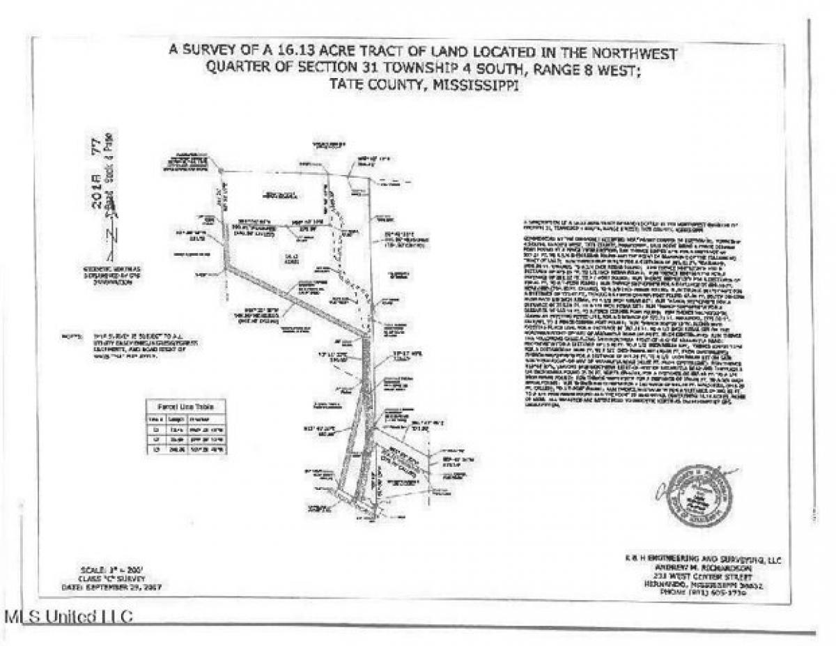 Picture of Residential Land For Sale in Coldwater, Mississippi, United States