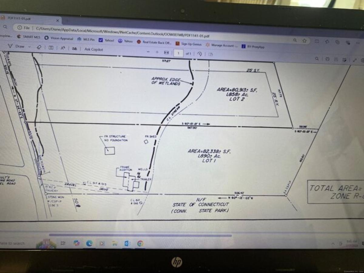 Picture of Residential Land For Sale in Thompson, Connecticut, United States