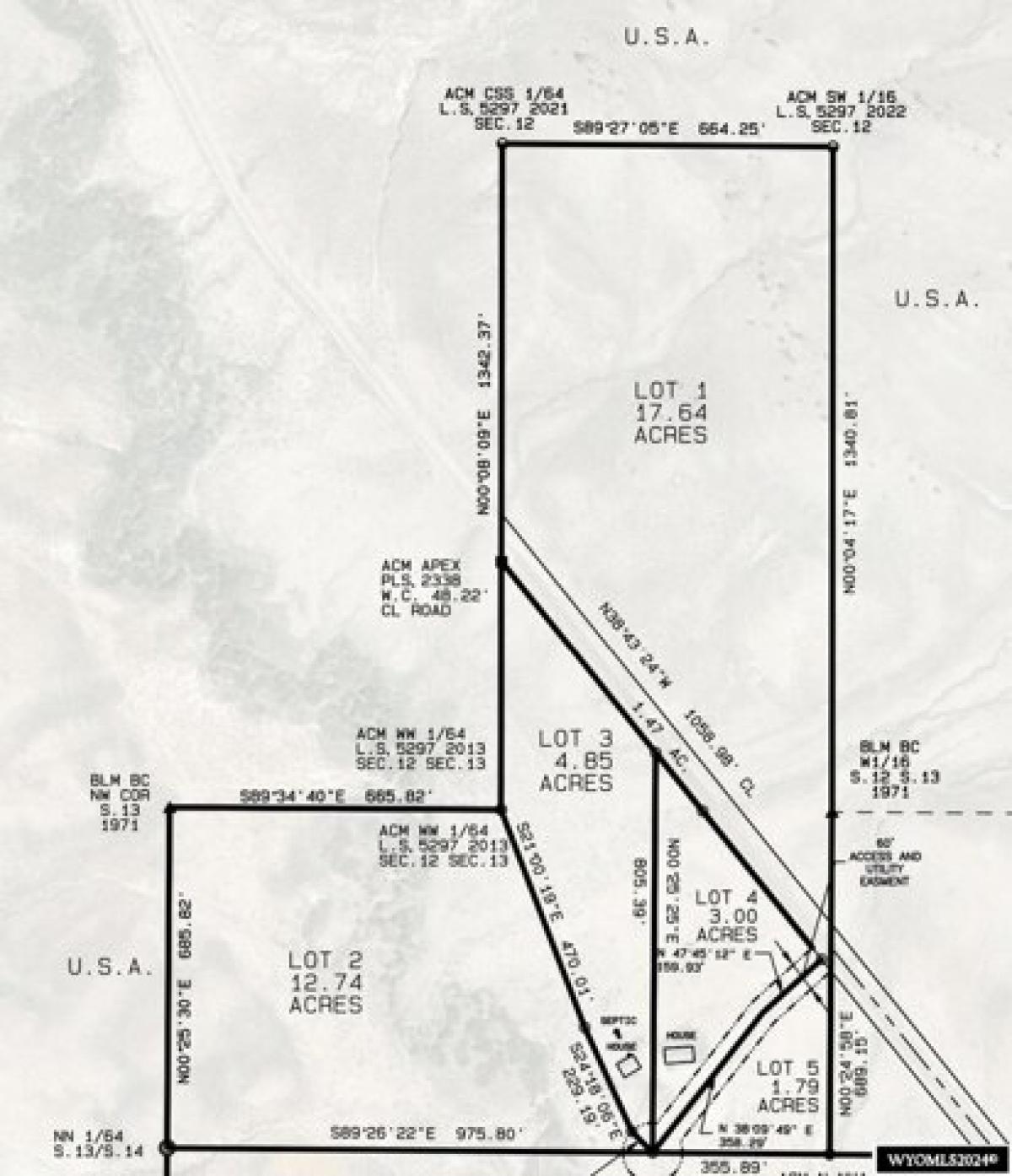 Picture of Residential Land For Sale in Dubois, Wyoming, United States