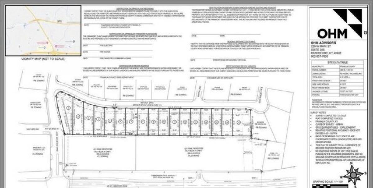 Picture of Residential Land For Sale in Frankfort, Kentucky, United States