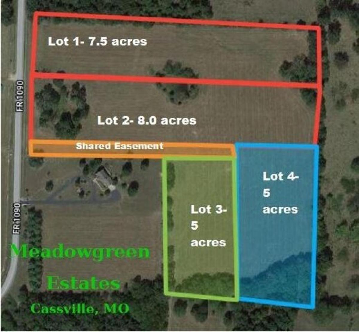 Picture of Residential Land For Sale in Cassville, Missouri, United States