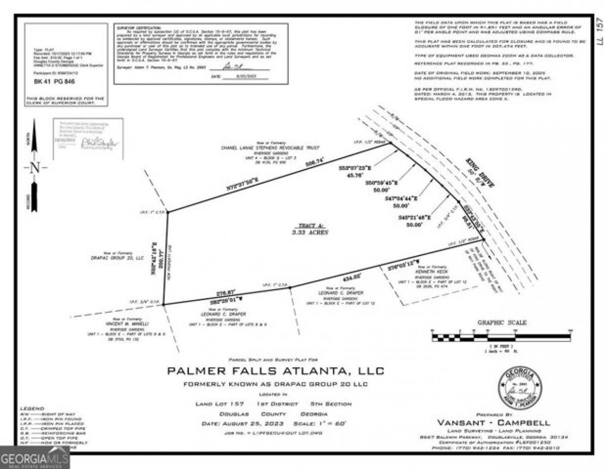 Picture of Residential Land For Sale in Douglasville, Georgia, United States