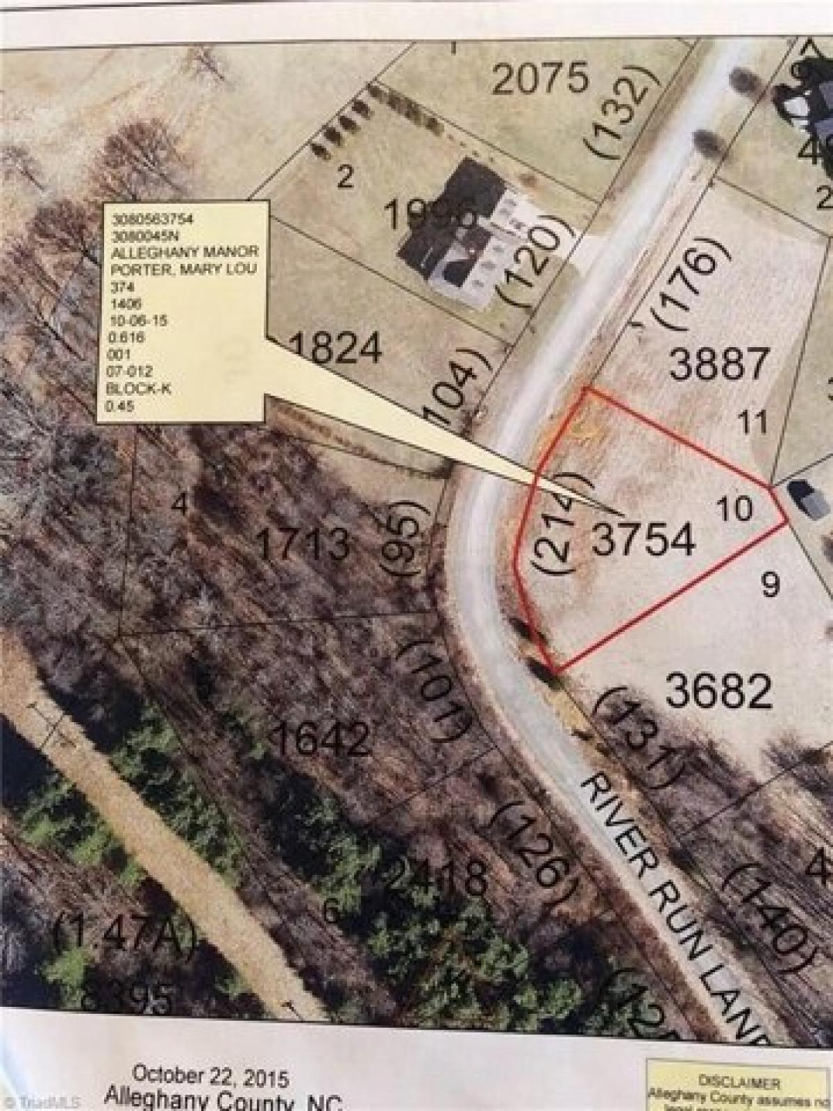 Picture of Residential Land For Sale in Sparta, North Carolina, United States