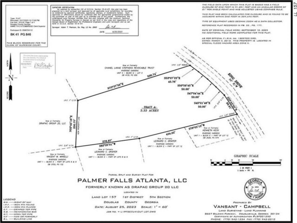 Picture of Residential Land For Sale in Douglasville, Georgia, United States