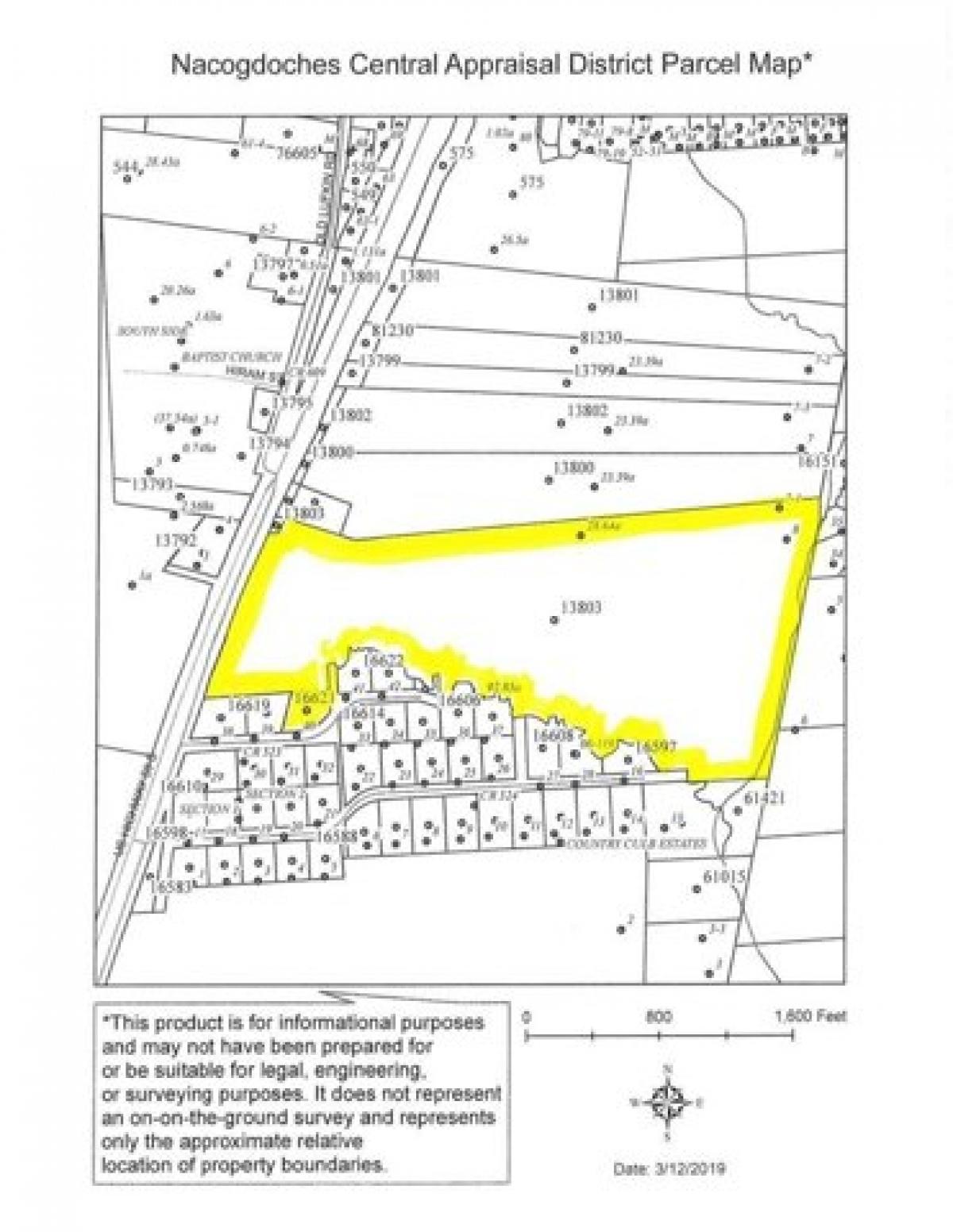 Picture of Residential Land For Sale in Nacogdoches, Texas, United States