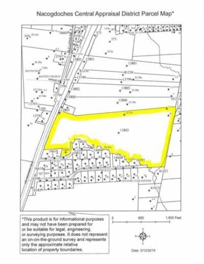 Residential Land For Sale in Nacogdoches, Texas