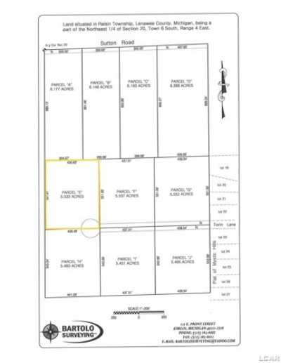 Residential Land For Sale in Adrian, Michigan