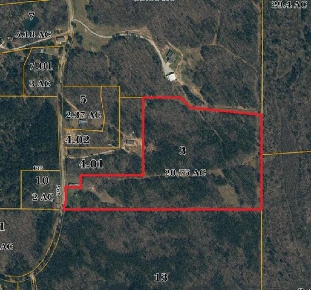 Picture of Residential Land For Sale in Pontotoc, Mississippi, United States