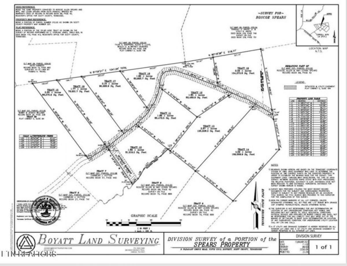 Picture of Residential Land For Sale in Winfield, Tennessee, United States