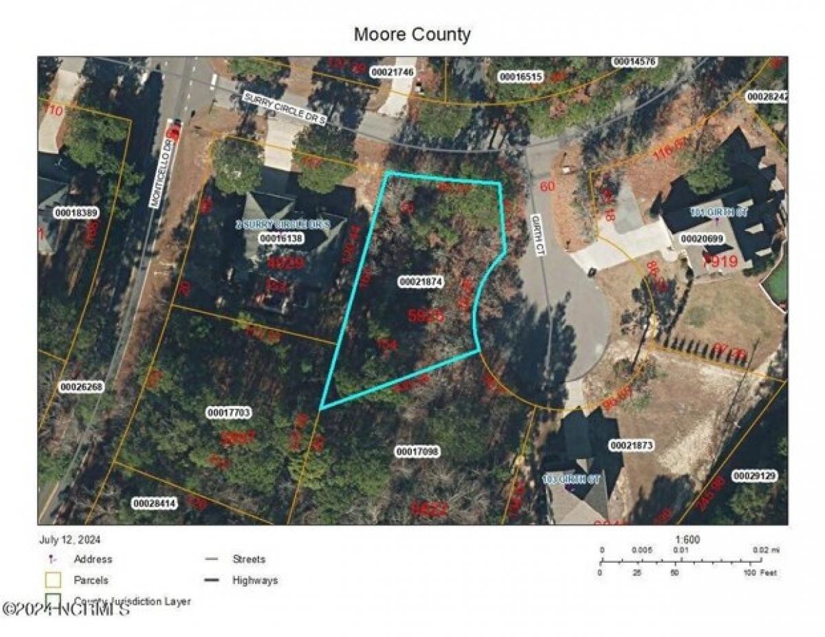 Picture of Residential Land For Sale in Pinehurst, North Carolina, United States