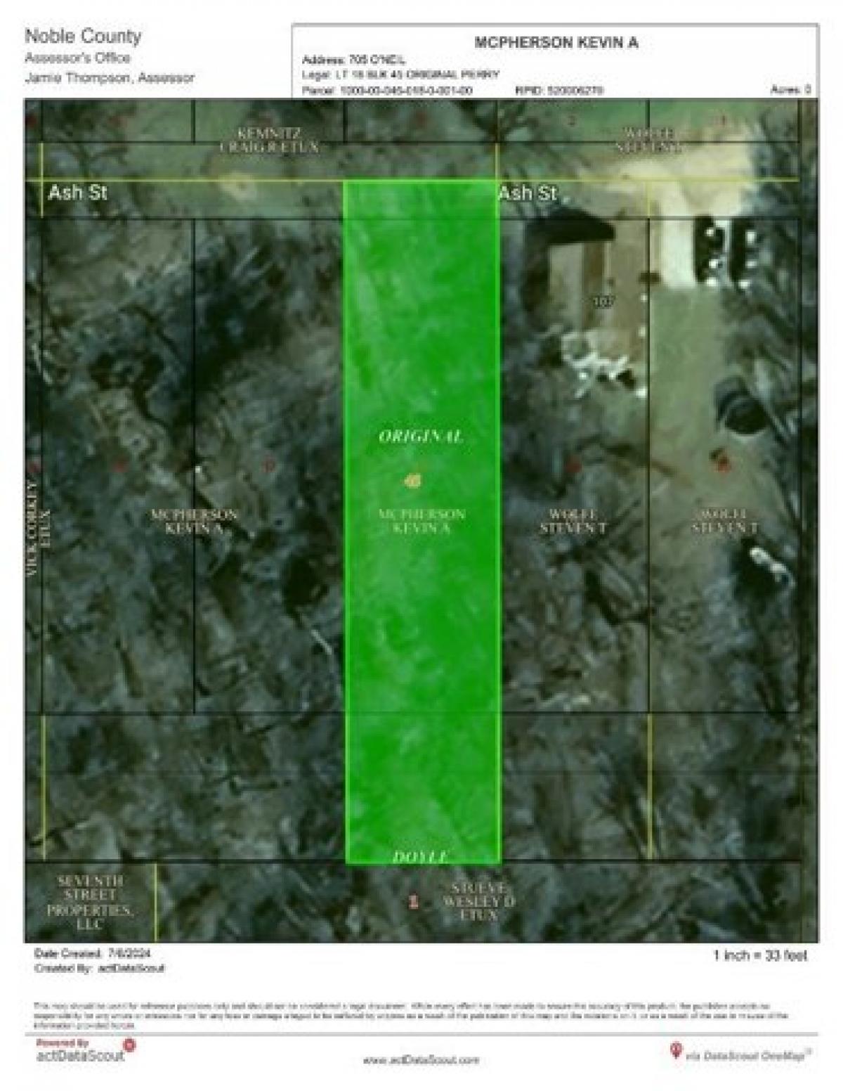 Picture of Residential Land For Sale in Perry, Oklahoma, United States