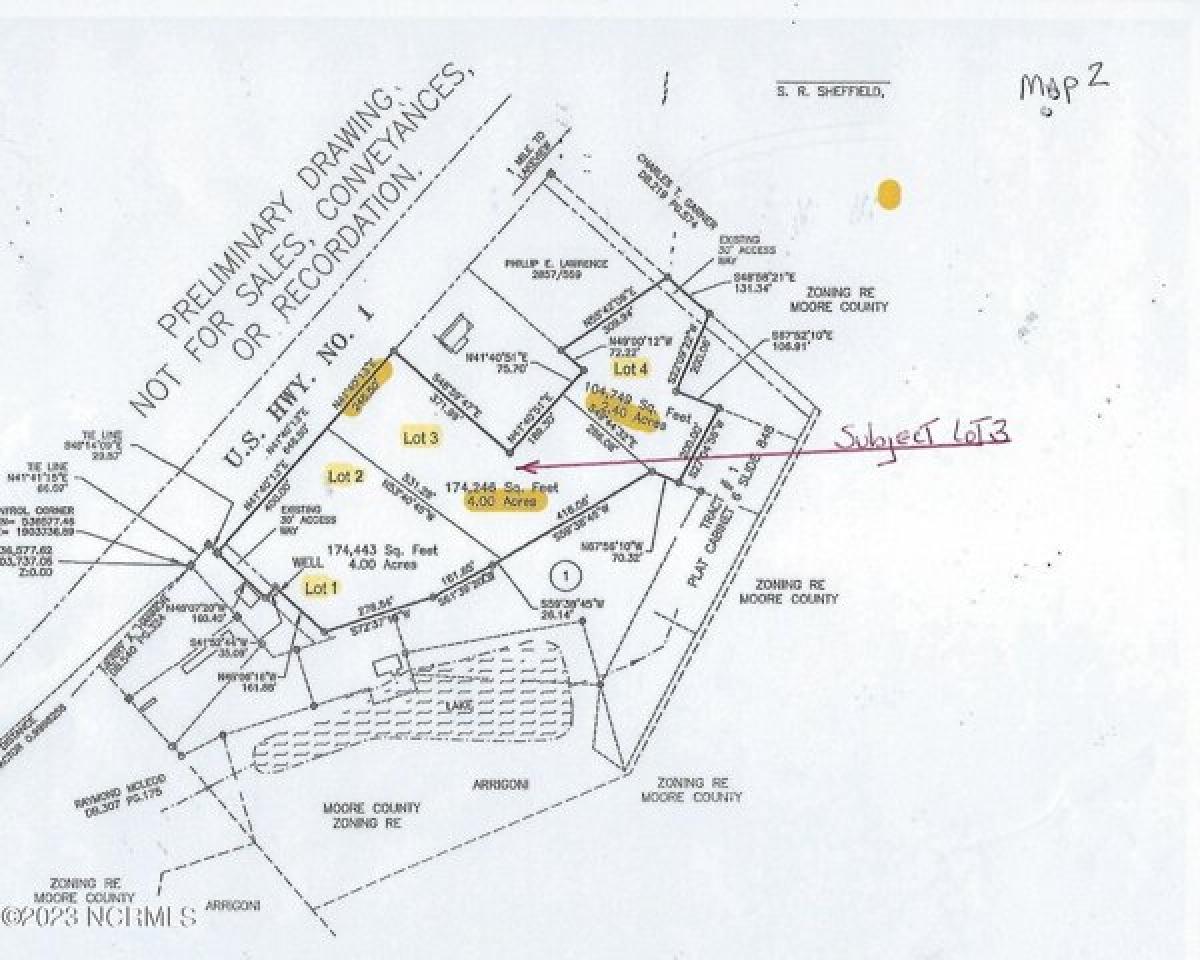 Picture of Residential Land For Sale in Vass, North Carolina, United States