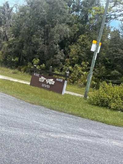 Residential Land For Sale in Webster, Florida