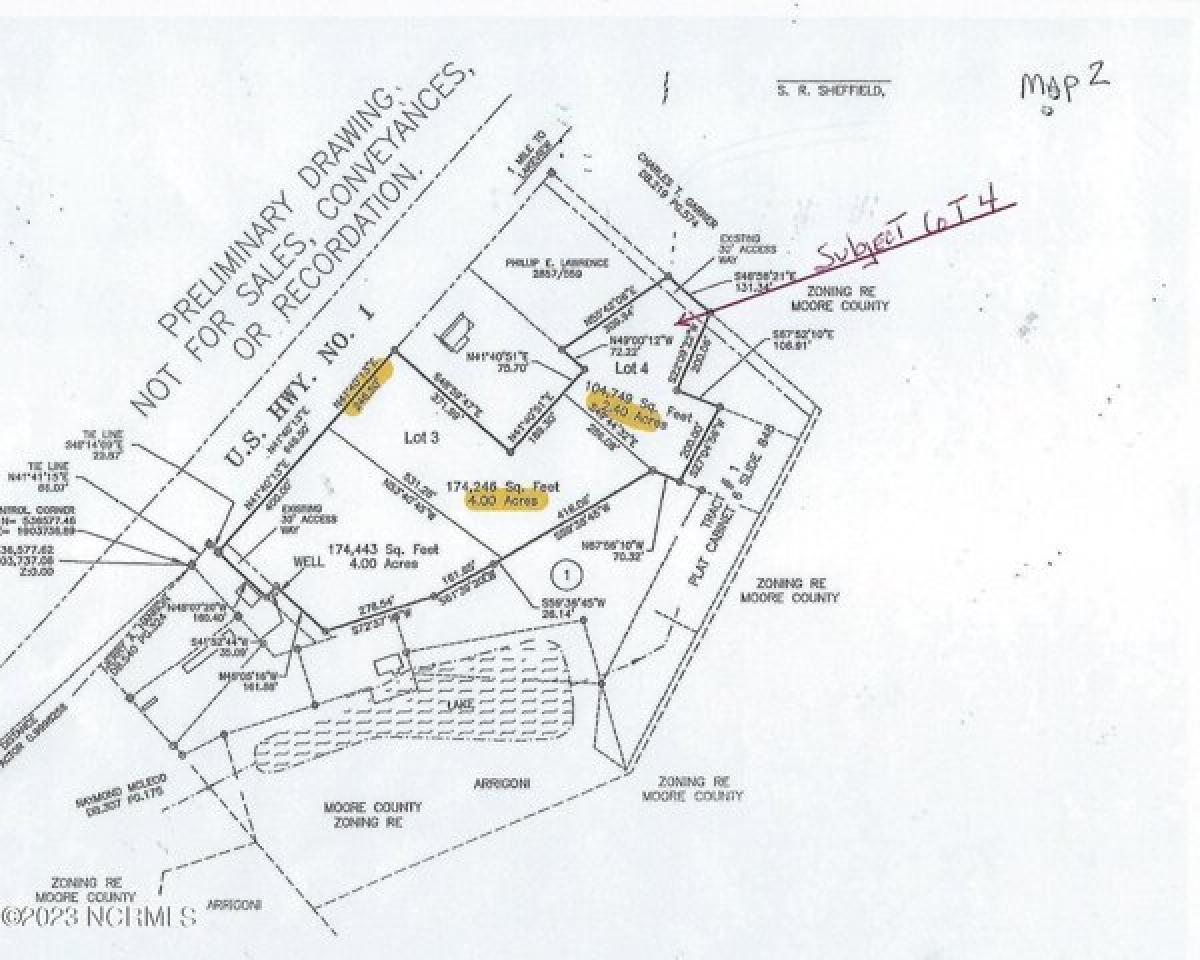 Picture of Residential Land For Sale in Vass, North Carolina, United States