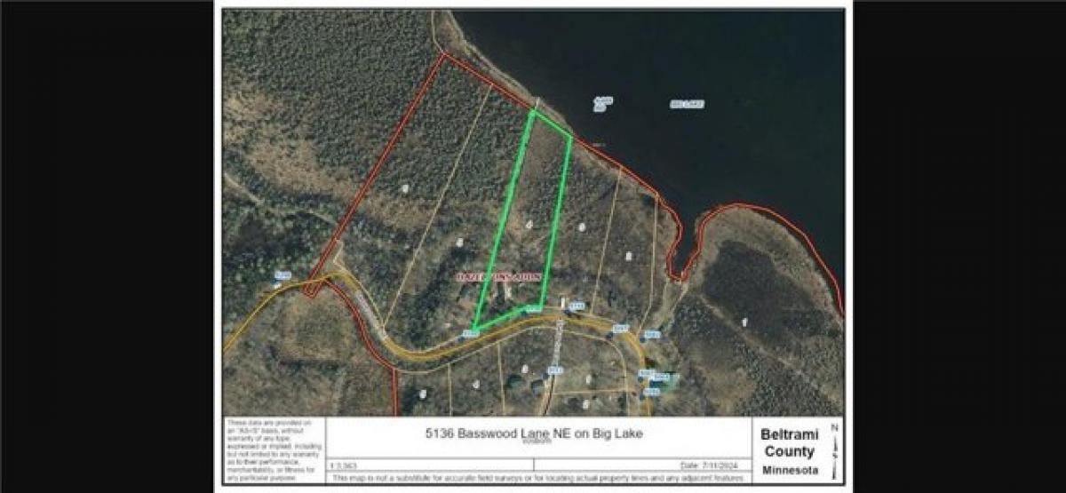 Picture of Residential Land For Sale in Bemidji, Minnesota, United States