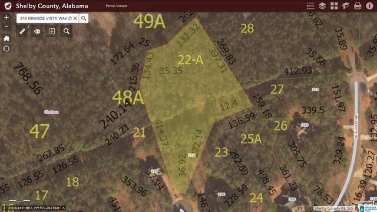 Picture of Residential Land For Sale in Chelsea, Alabama, United States