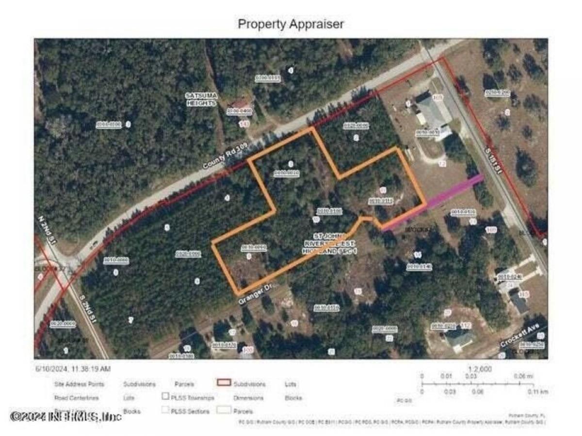 Picture of Residential Land For Sale in Satsuma, Florida, United States