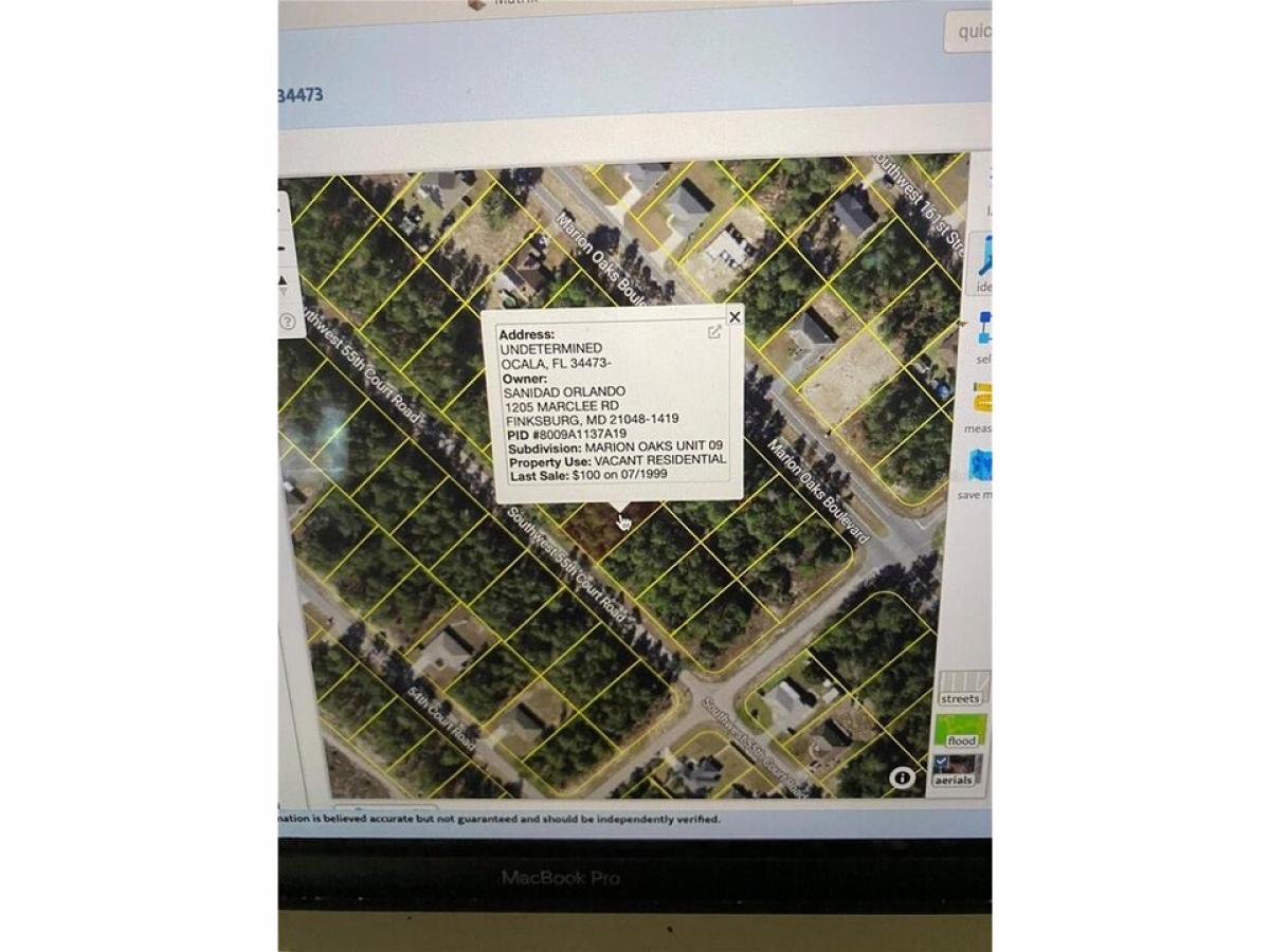 Picture of Residential Land For Sale in Ocala, Florida, United States