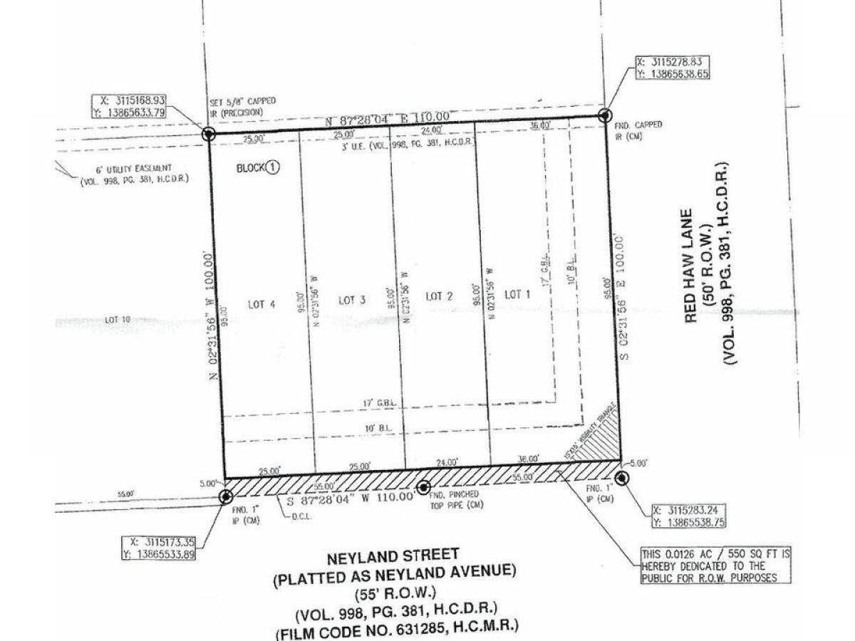 Picture of Residential Land For Sale in Houston, Texas, United States