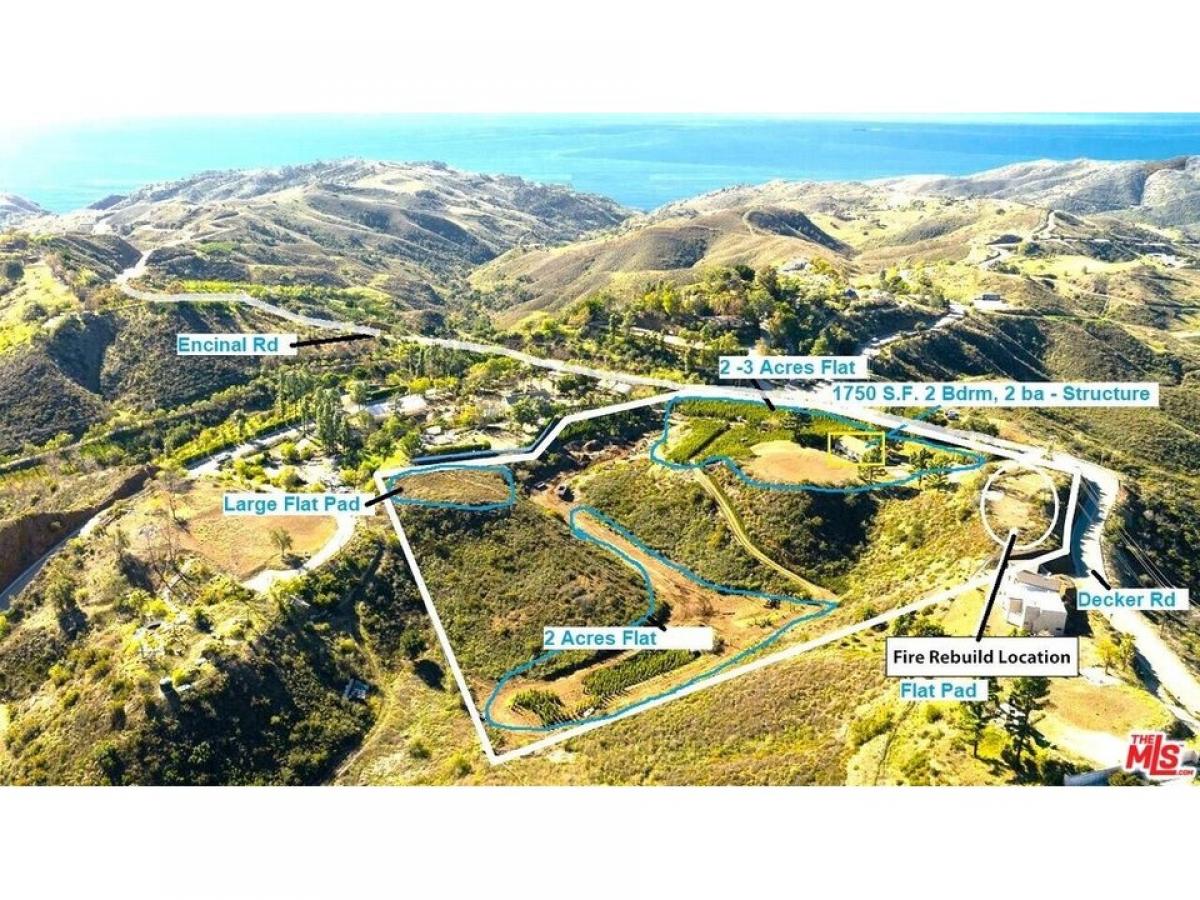 Picture of Residential Land For Sale in Malibu, California, United States