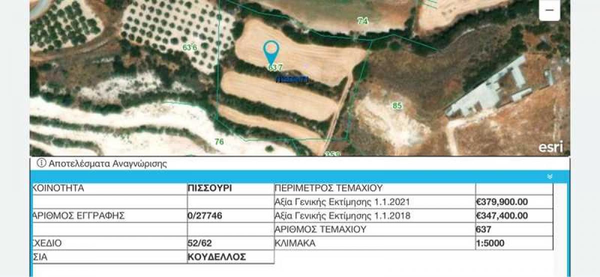 Picture of Residential Land For Sale in Pissouri, Limassol, Cyprus