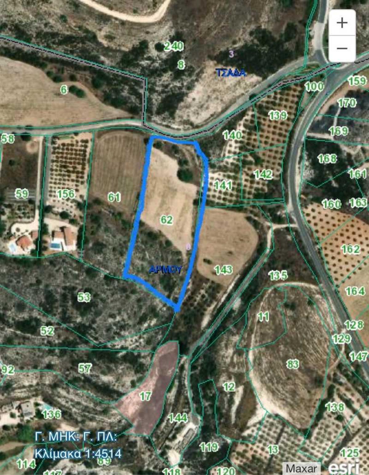 Picture of Residential Land For Sale in Armou, Paphos, Cyprus