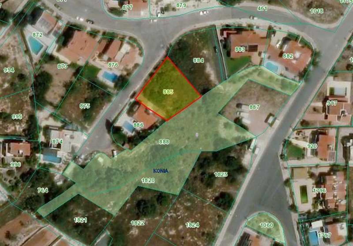 Picture of Residential Land For Sale in Konia, Paphos, Cyprus