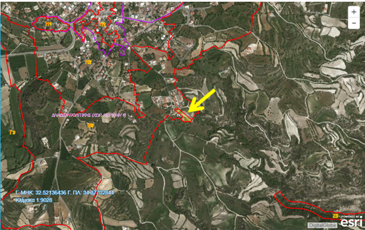 Picture of Residential Land For Sale in Polemi, Paphos, Cyprus