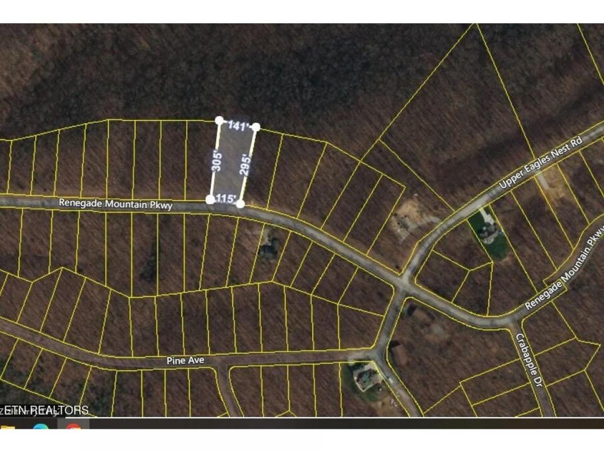 Picture of Residential Land For Sale in Crab Orchard, Tennessee, United States