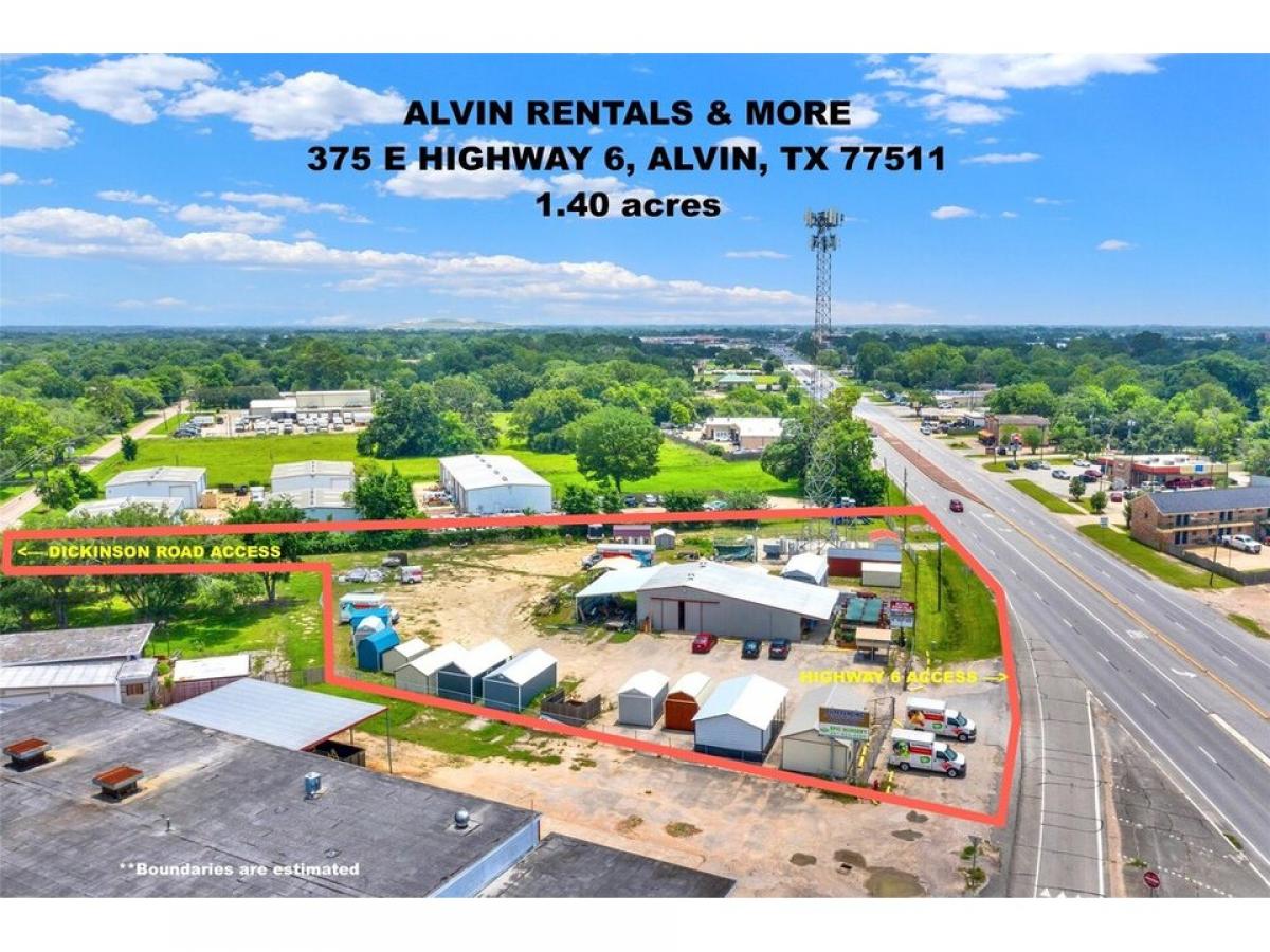 Picture of Residential Land For Sale in Alvin, Texas, United States