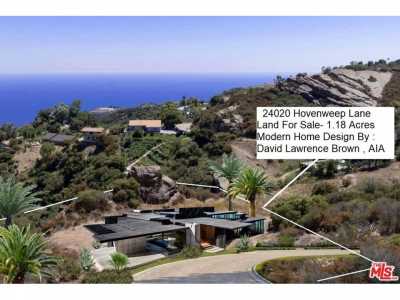 Residential Land For Sale in Malibu, California